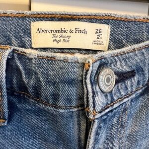 Abercrombie & Fitch Women's Classic Blue Skinny Jeans